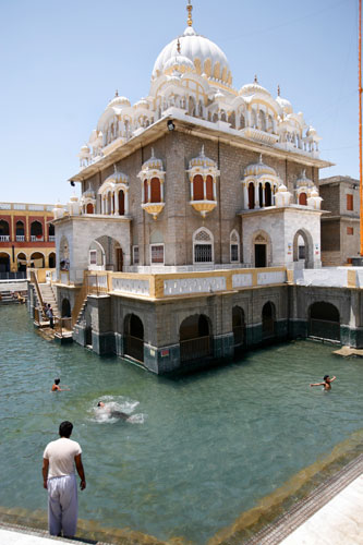 outside a gurdwara