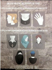 The proposed policy in Quebec would allow public service employees to wear the kinds of "symbols" on the top row but not the bottom five. 
